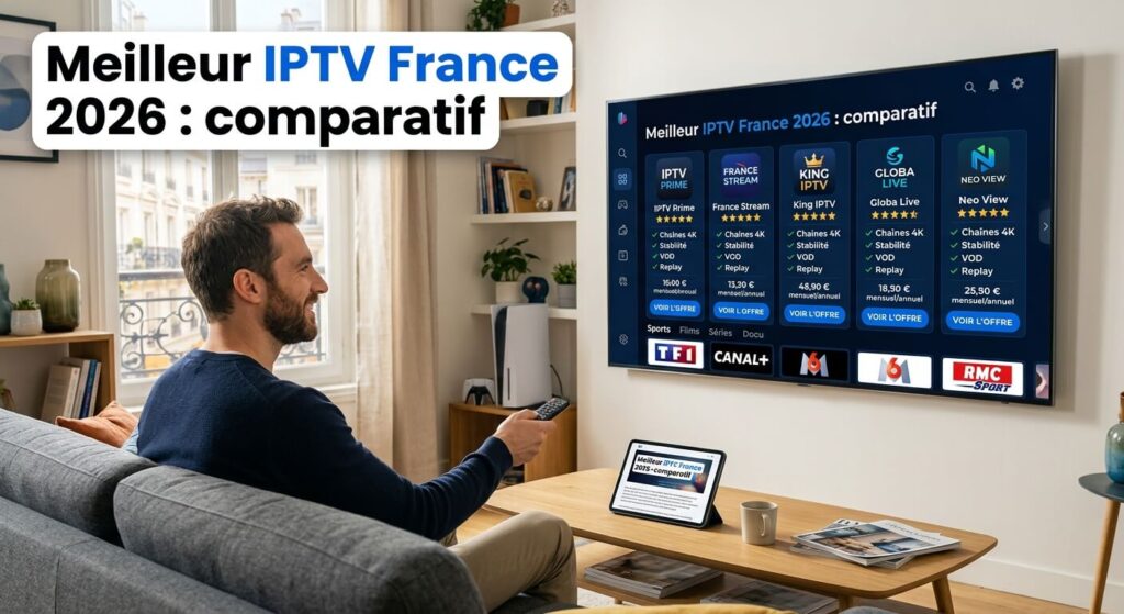 Meilleur IPTV France 2026 : comparatif